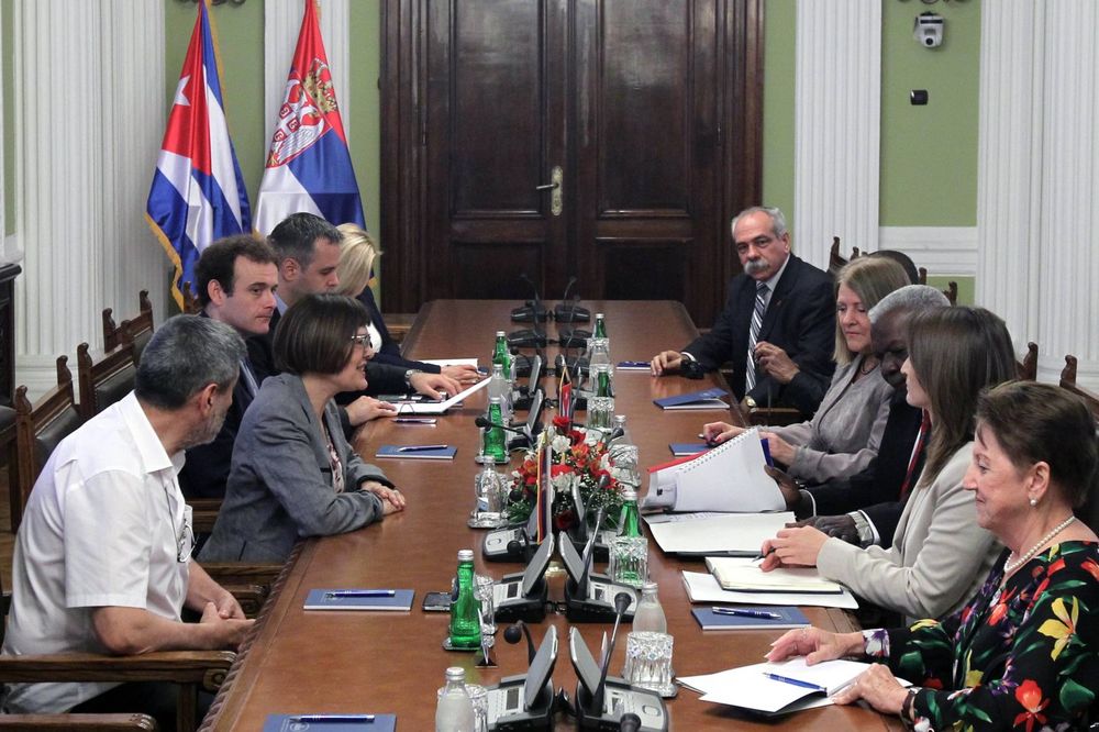 PARLAMENTARNA SARADNJA I PRIJATELJSTVO: Gojković se sastala sa predsdnikom kubanske Skupštine