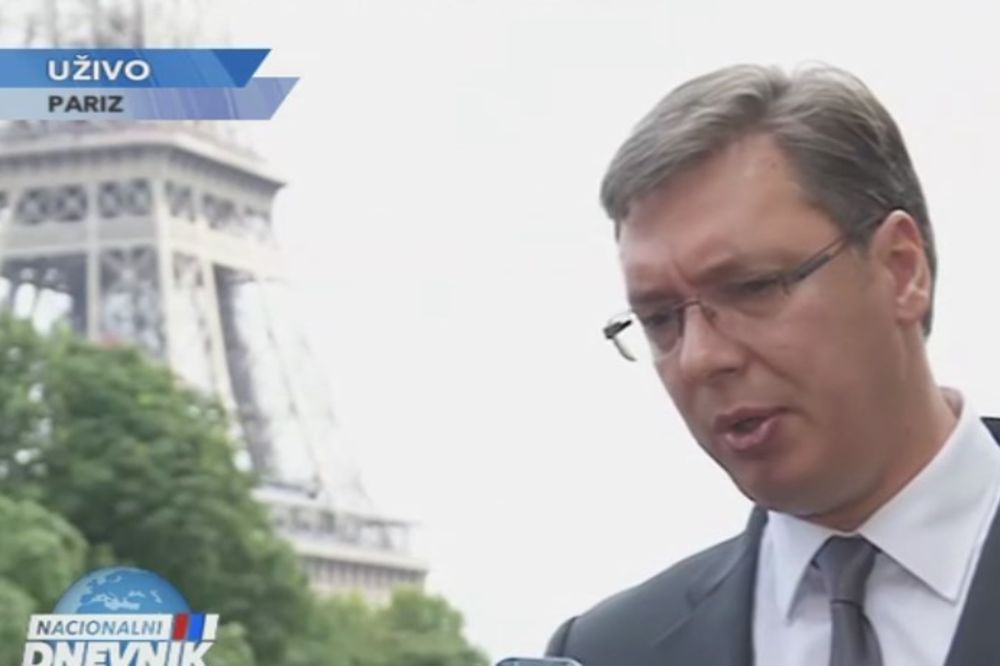 VUČIĆ: U Parizu nisam čuo nijednu primedbu na račun Srbije
