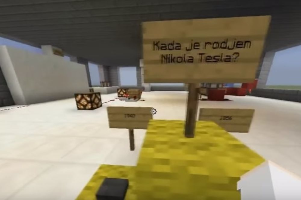 (VIDEO) U ČAST NAJVEĆEM SRPSKOM NAUČNIKU: Niški osnovci izgradili Teslin toranj u video-igrici