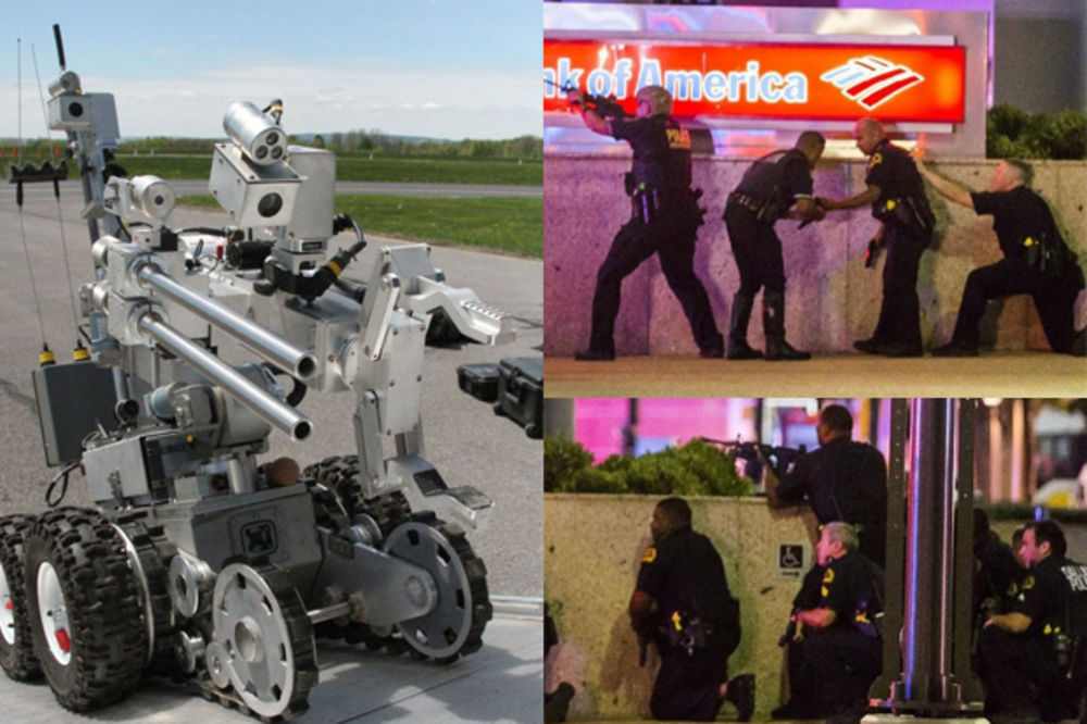 AMERI RAZNELI TERORISTU IZ DALASA: Robot likvidirao snajperistu!