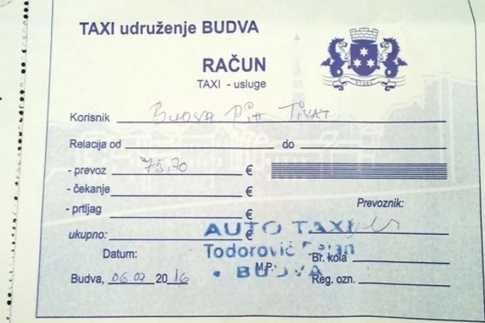 TURISTE DERU U CRNOJ GORI: Takista naplatio vožnju od Budve do Tivta 80 evra!
