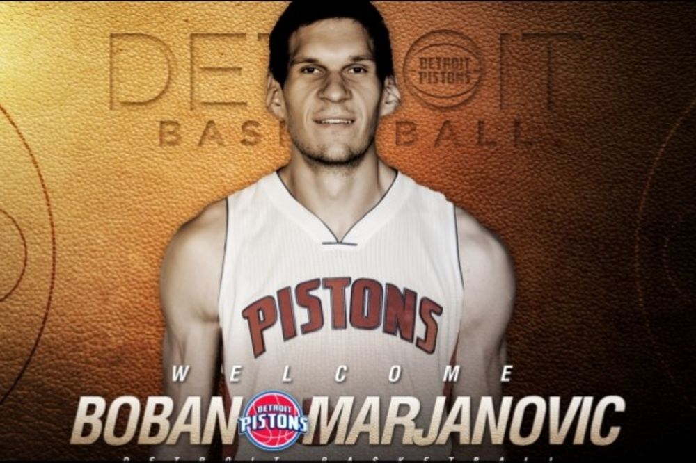 UGOVOR NA TRI GODINE: Boban Marjanović potpisao za Detroit Pistons za 21 milion dolara
