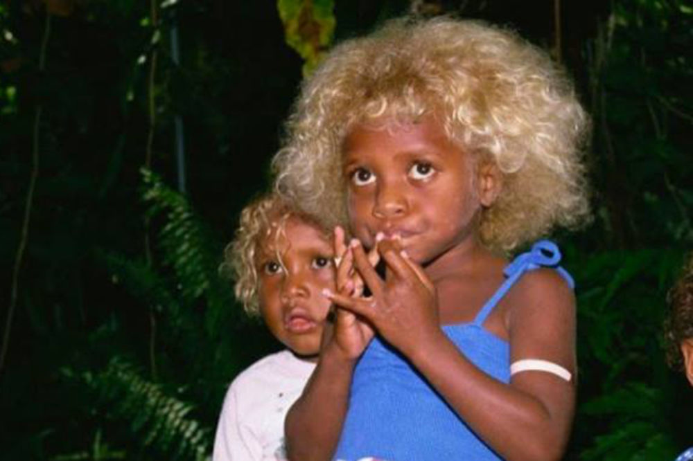 Ovo su jedini plavokosi crnci na svetu: Melanežani sa Solomonovih ostrva (FOTO)