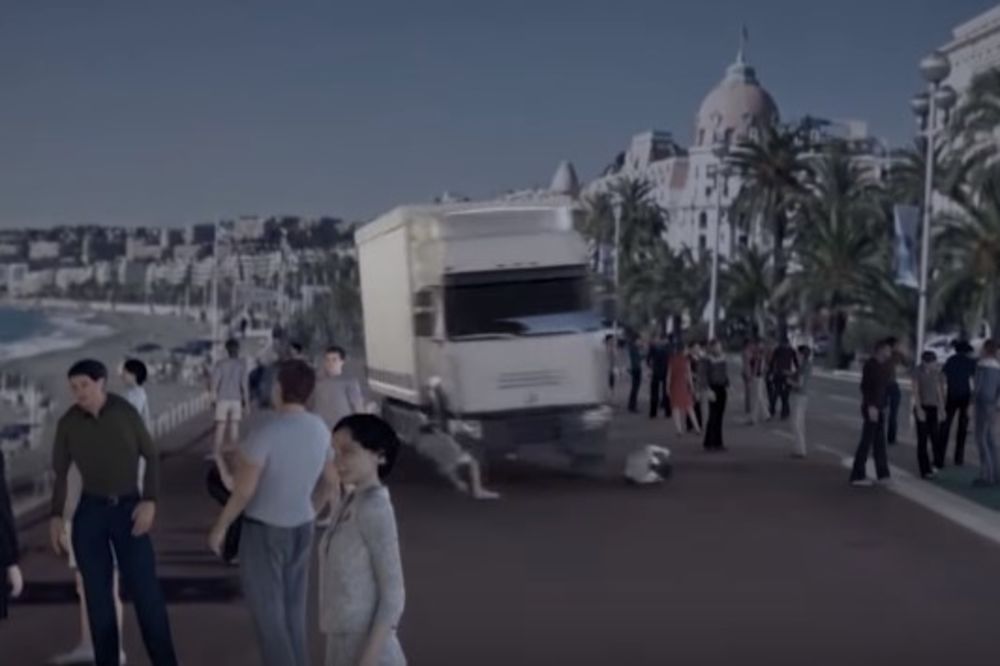 (VIDEO) REKONSTRUKCIJA MASAKRA: U 30 sekundi pogledajte horor na ulicama Nice!