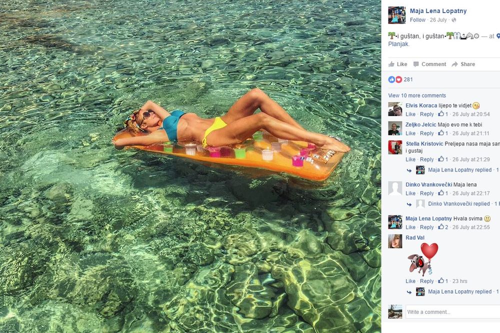 (FOTO) Ćerka hrvatske glumice zavrtela pamet svojim telom! Oslabila je i pokazala sve!