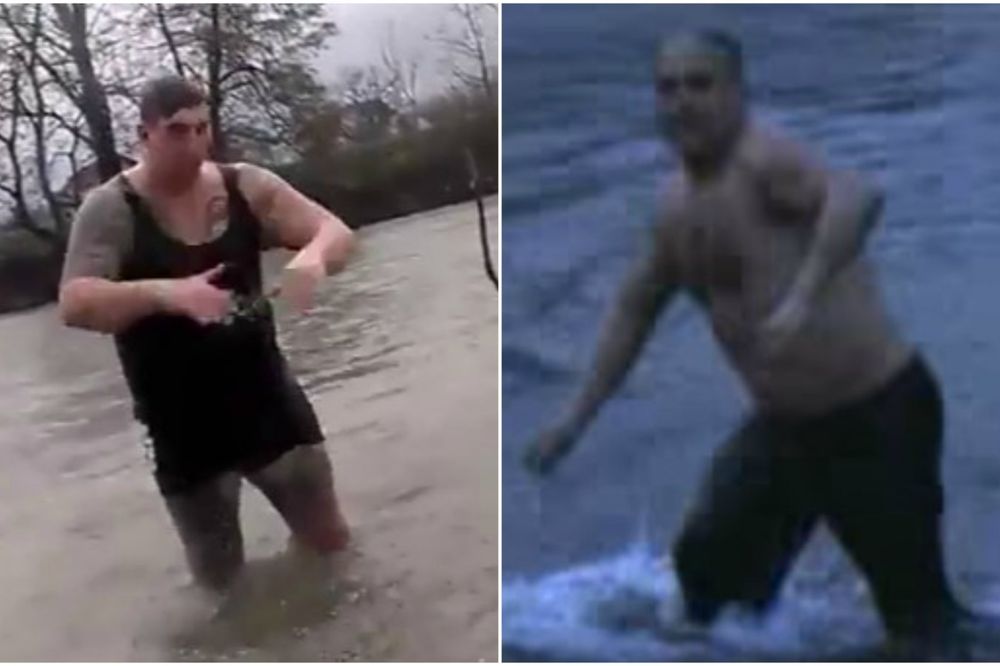 (VIDEO) ONI IMAJU SVOJ IZAZOV: Kristijan Golubović i Zmaj od Šipova skočili u ledenu reku