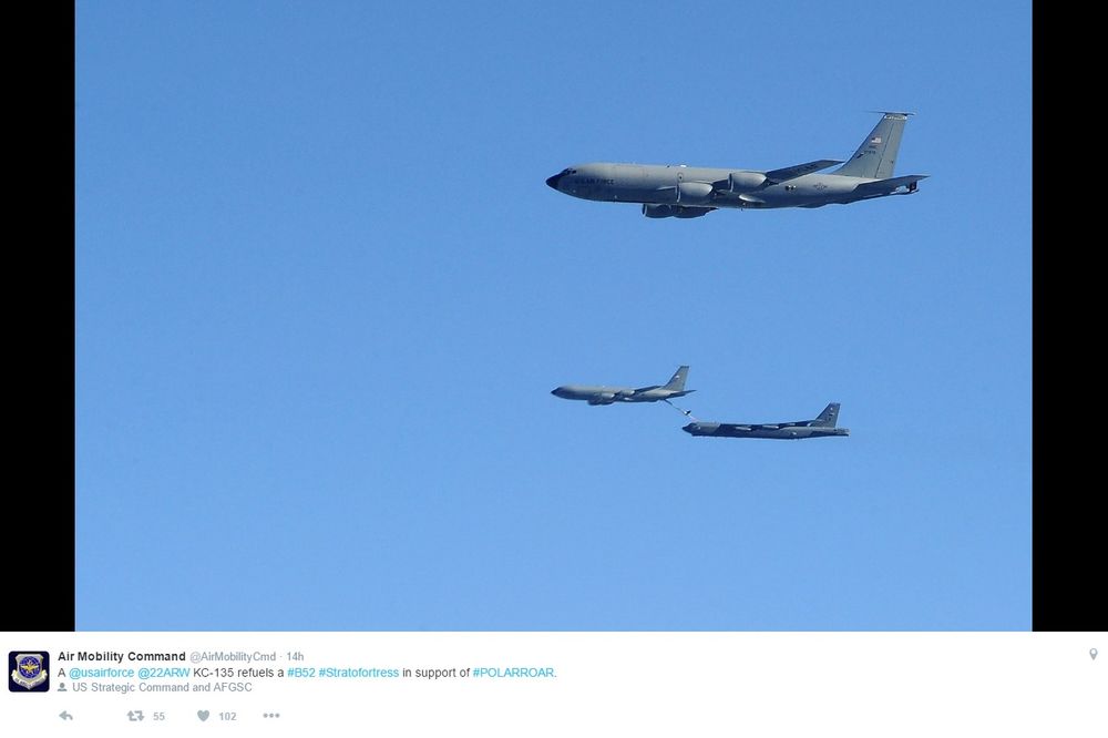 POLARNA RIKA: 5 NATO bombardera presretnuto blizu ruske granice!