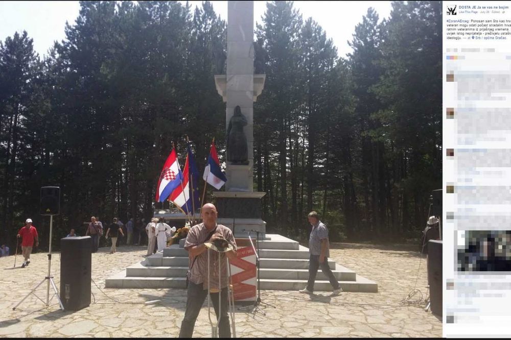 HRVAT DIGAO GLAS PROTIV USTAŠA: Spomenik teroristi Barešiću užasan i neprihvatljiv