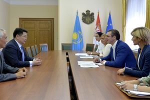 VUČIĆ SA AMBASADOROM KAZAHSTANA: Predsednik Nursultan Nazarbajev uskoro u Beogradu