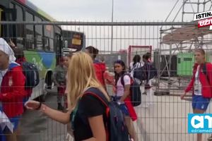 (EKSKLUZIVNO KURIR TV) RUŽO RUMENA ORILO SE RIJOM: Ovako su igračice Srbije slavile osvajanje bronze