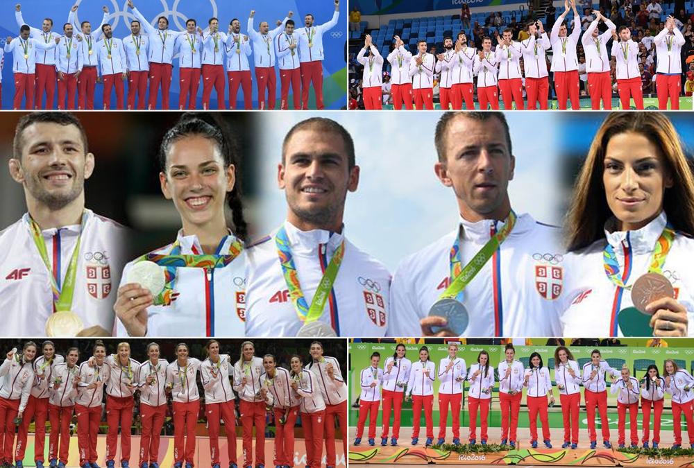 Medalje, Olimpijci, Rio 2016