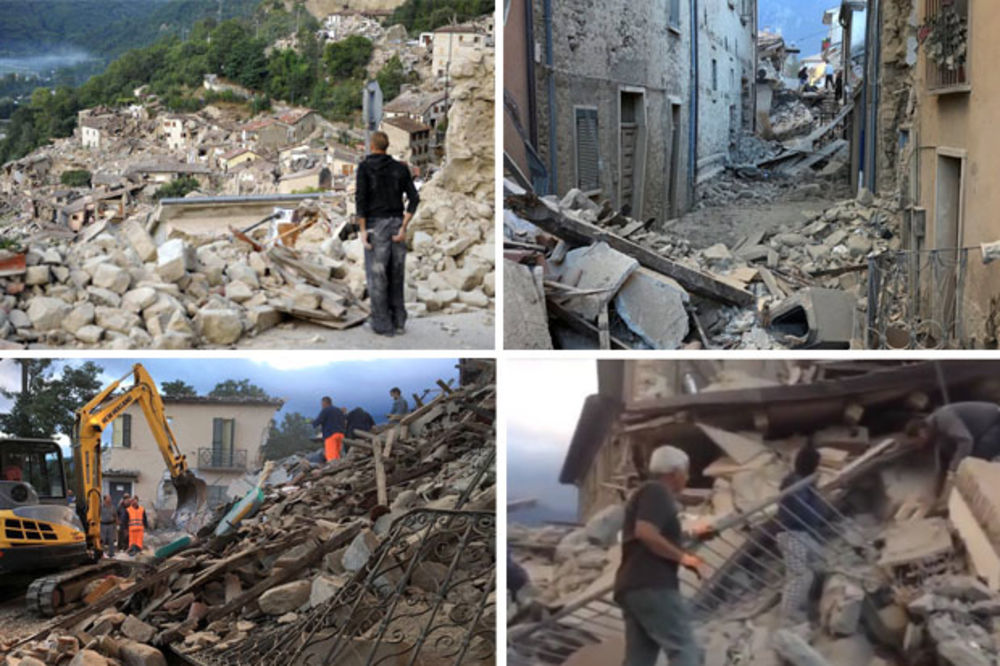 120 POGINULO U RAZORNOM ZEMLJOTRESU U ITALIJI: Nov snažan potres u oblasti Rima!