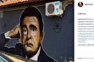 PIJANISTA NASLIKAO LANETA GUTOVIĆA: Poznati glumac dobio svoj mural na Bežanijskoj kosi