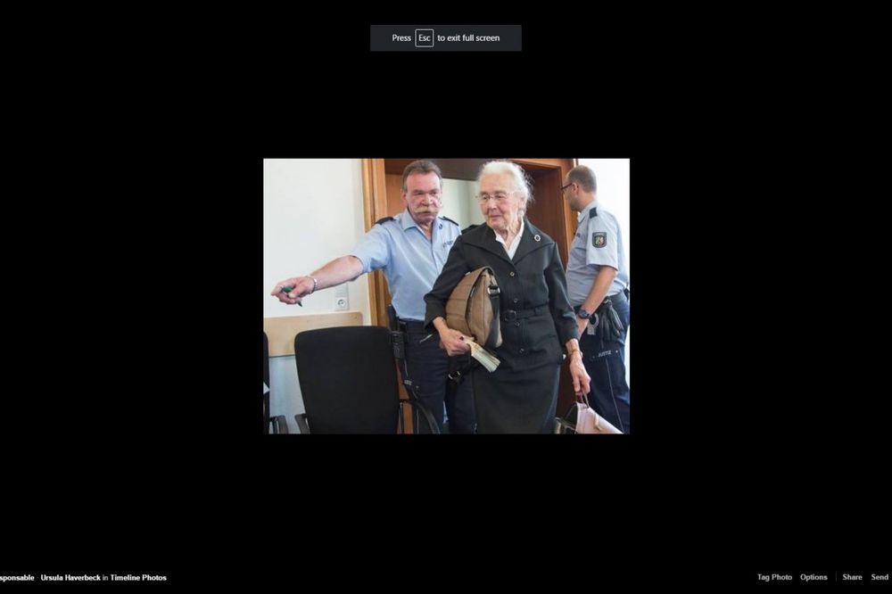 (VIDEO) NACI BAKA: Zatvorena 87-godišnja Nemica zbog poricanja holokausta