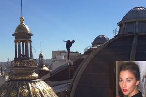 (VIDEO) ŽENA PAUK: Pogledajte najluđi parkur po krovovima Pariza