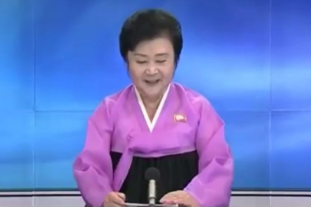 (VIDEO) ONA JE LICE PJONGJANGA Da vidite kako je čuvena TV voditeljka objavila vest o atomskoj probi