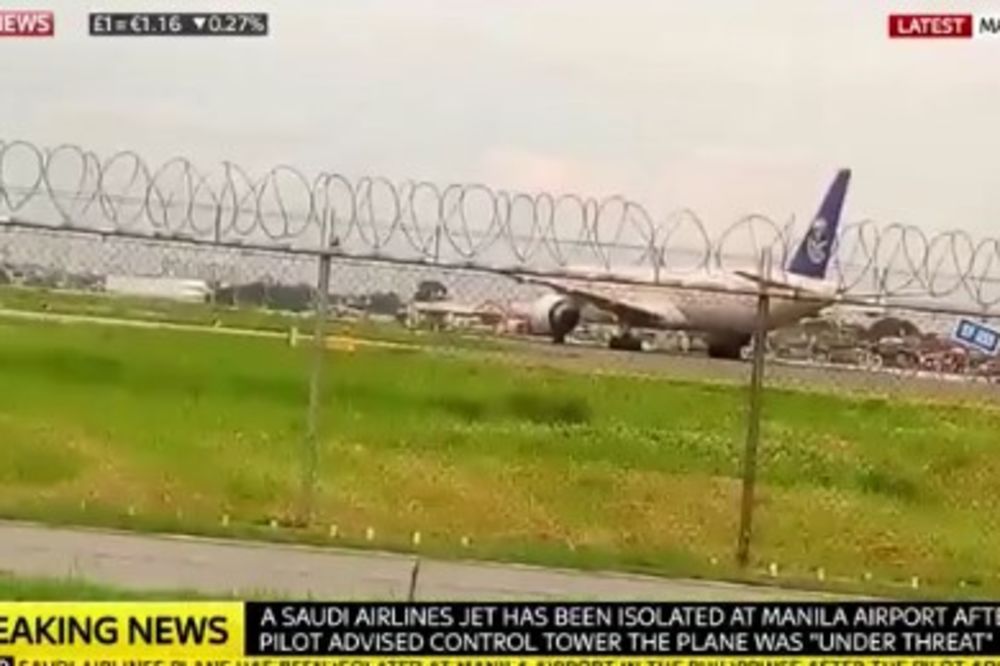 (VIDEO) KRAJ DRAME U MANILI: Uzbuna u saudijskom avionu bila lažna