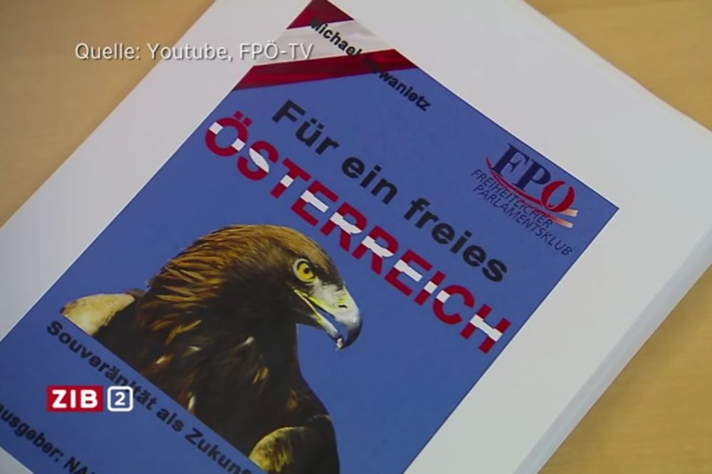 (VIDEO) PREDIZBORNA PODELA U FPÖ: Knjiga "Za slobodu Austrije" uzdrmala desničarske redove!