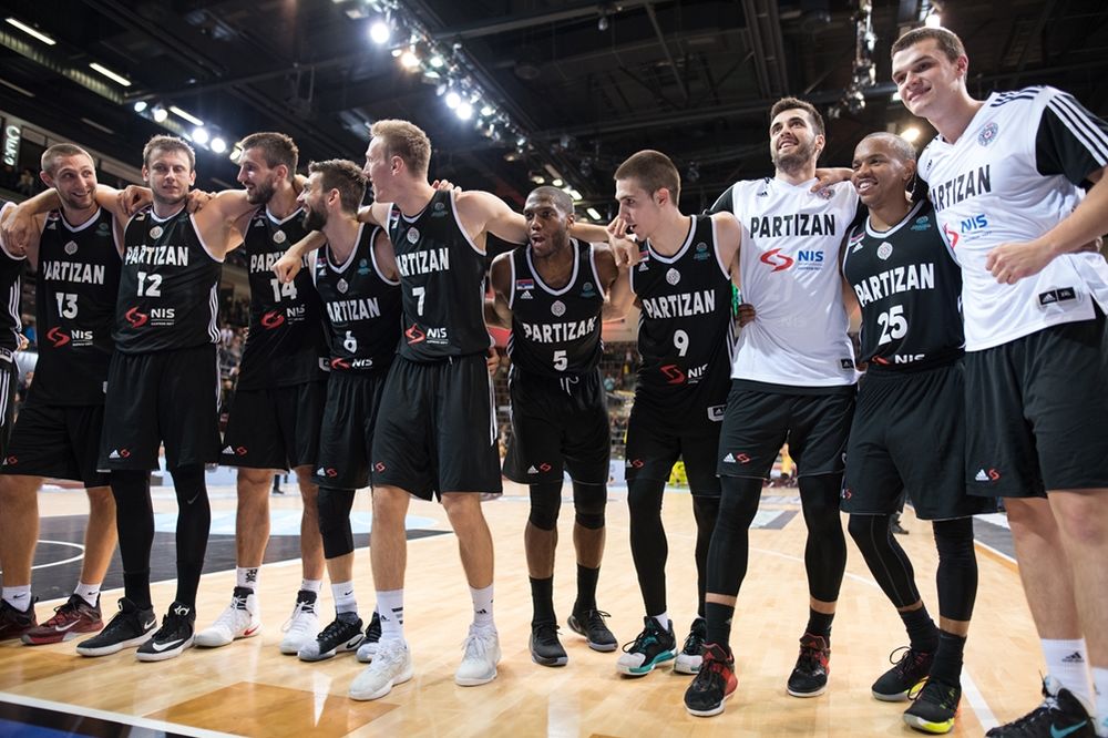 POBEDNIČKI POVRATAK PARTIZANA U EVROPU: Crno-beli savladali Ludvigsburg na startu FIBA Lige šampiona