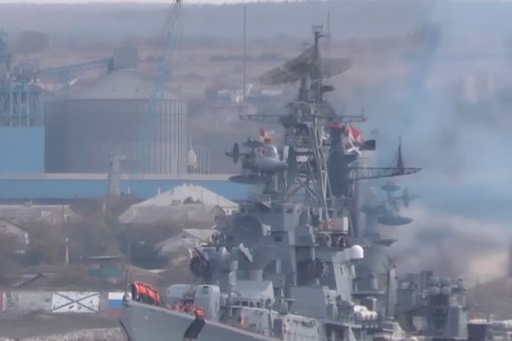 (VIDEO) RUSIMA STIŽE POJAČANJE: Teško naoružani razarač krenuo iz Sevastopolja ka Siriji!