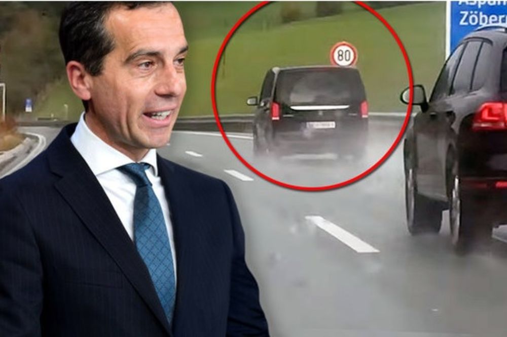 SKANDAL: Auto austrijskog kancelara vozio 148 kilometar na sat gde je dozvoljena brzina 80!