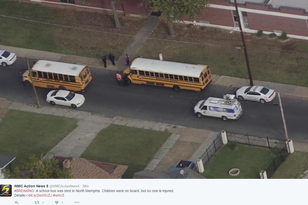PANIKA U MEMFISU: Svi su mislili da je pucano na školski autobus, ali sve ih je uplašilo nešto drugo