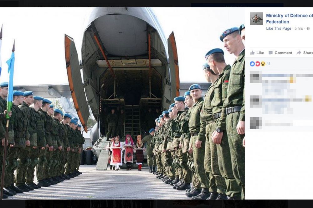 (FOTO) OVAKO SU NAS SRBI DOČEKALI: Ruska vojska objavila seriju fotografija sa aerodroma u Batajnici