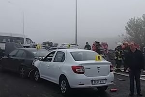 (VIDEO) TEŽAK LANČANI SUDAR U RUMUNIJI: 20 kola se sudarilo, troje mrtvih, 57 povređenih