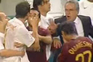 (VIDEO) SEVALE SU PESNICE: Da li se sećate kog srpskog reprezentativca je udario Felipe Skolari?