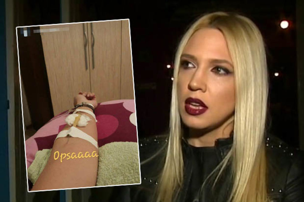 (FOTO) POZLILO MILICI TODOROVIĆ: Pevačica u HITNOJ odmah završila na infuziji!