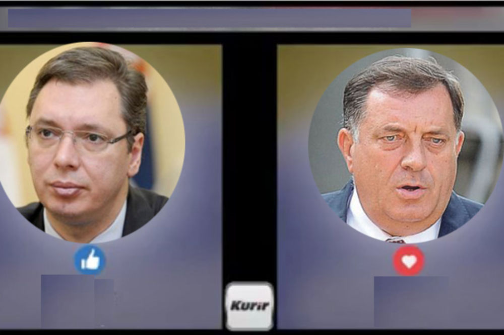 POČELO JE GLASANJE NA KURIRU: Vi odlučujete KO JE VEĆI SRBIN Vučić ili Dodik!