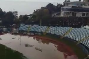 (VIDEO) STADION KOJI TEČE: Umesto modernog sportskog objekta Rijeka sada ima gigantski bazen!