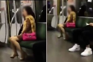 (VIDEO) ORGAZAM ILI MUČENJE? Stenjala je u vozu i ostavila ostale putnike u šoku!