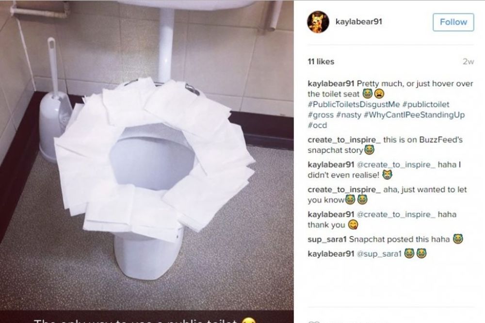 NUŽNE GREŠKE: Nikako ne stavljate papir na dasku WC šolje u javnom toaletu!
