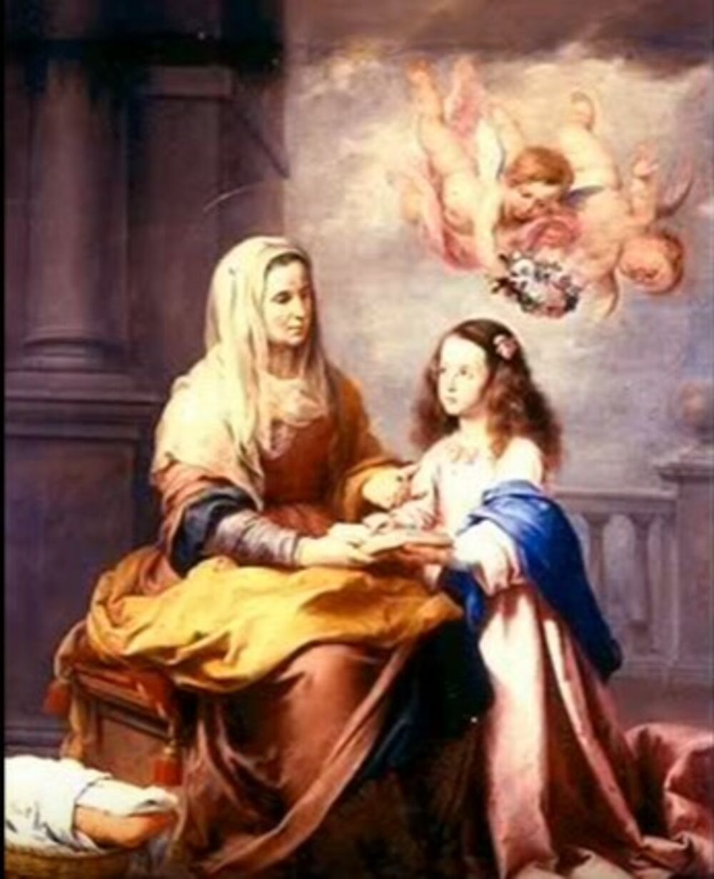 Bogorodica, Sveta Ana, Začeće