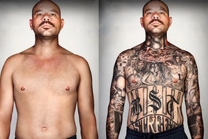 (VIDEO) ŽIVOT BEZ ŠARA: Pogledajte kako bivši članovi bandi reaguju kada ugledaju sebe bez tetovaža