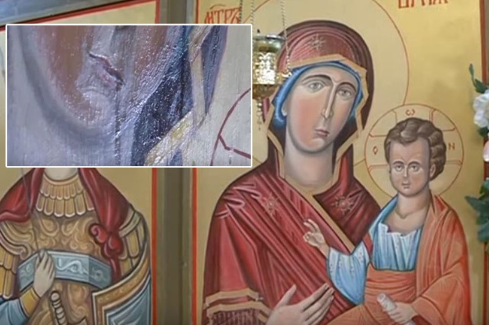 (VIDEO) ČUDO U MANASTIRU UOČI BOŽIĆA: Ikona presvete Bogorodice ZAPLAKALA!