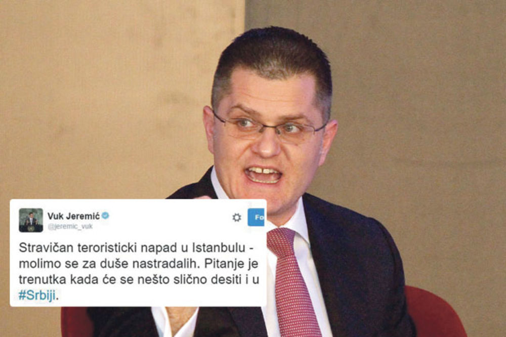 ĐUKANOVIĆ: JEREMIĆ ŠIRI PANIKU Nekadašnji šef diplomatije šokirao na Tviteru