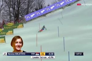 NEVENA IGNJATOVIĆ ZABELEŽILA ISTORIJSKI USPEH: Srpska skijašica u Zagrebu ostvarila plasman karijere