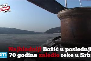 (KURIR TV) Nevreme okovalo ledom srpske reke
