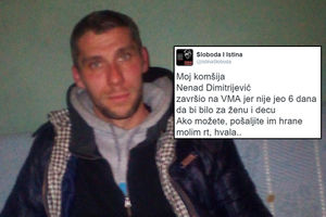 NIJE JEO 6 DANA PA ZAVRŠIO NA VMA: Ne mogu da jedem kad znam da su mi DECA GLADNA