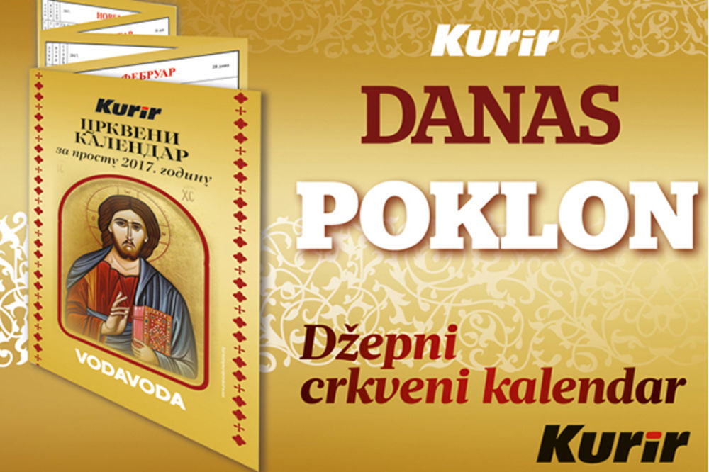 DANAS SAMO U KURIRU: Poklon džepni verski kalendar