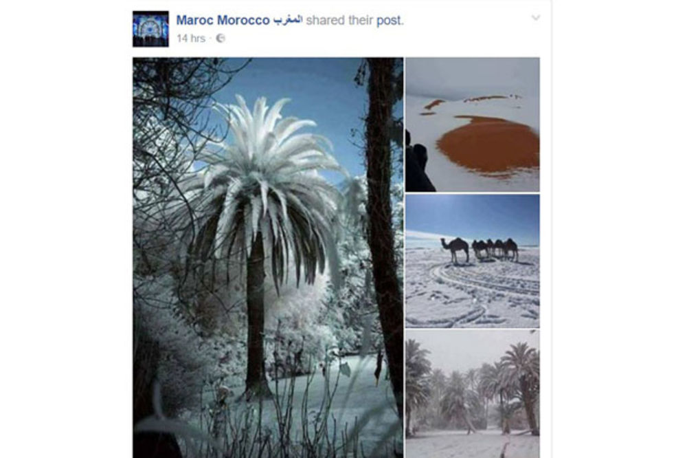 (VIDEO) ZALEĐENO KRALJEVSTVO: Čarobno i nestvarno! Maroko pod snegom!