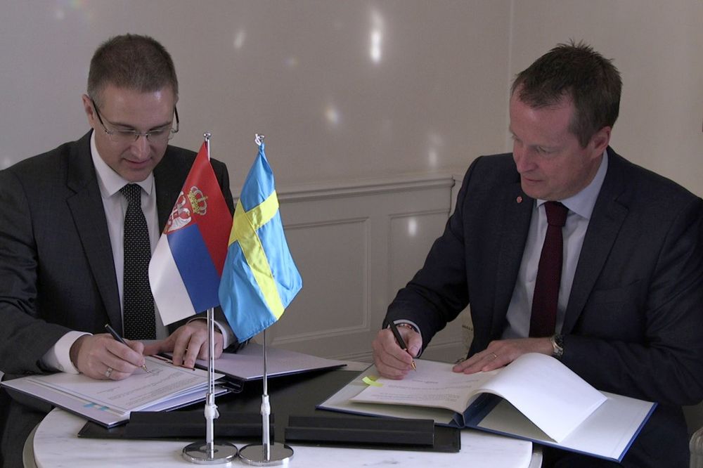 ZAJEDNIČKA BORBA PROTIV KRIMINALA: Srbija i Švedska potpisale Sporazum o policijskoj saradnji