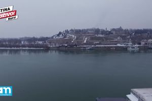 (KURIR TV) SNIMCI IZ VAZDUHA: Dunav zaleđen, Sava prohodna