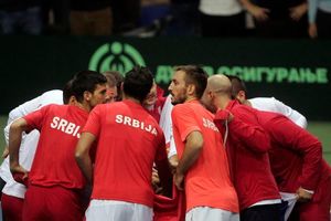 (KURIR TV) LUDNICA U ČAIRU Evo kako su srpski teniseri sa navijačima proslavili pobedu protiv Rusije