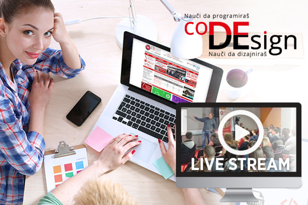 coDEsign2017 Live stream: Besplatno pratite prenos Zimske škole programiranja i dizajna