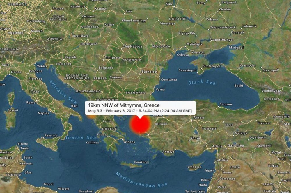 GRČKA U ŠOKU: 13 zemljotresa na Lezbosu za 24 SATA!