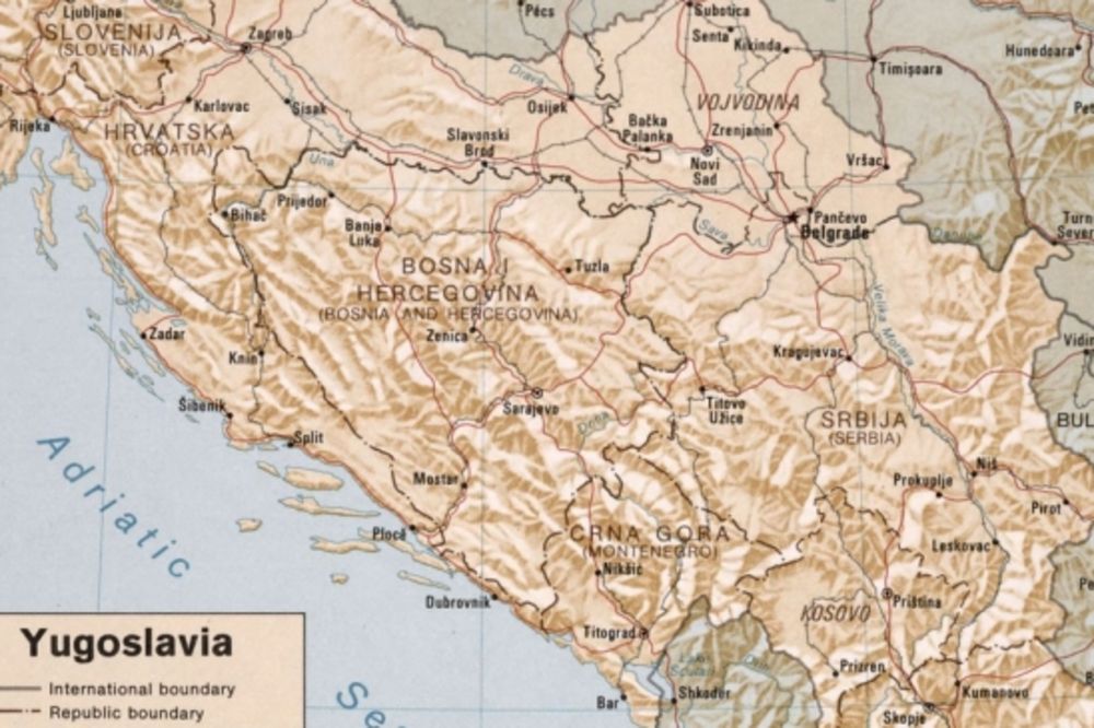 (FOTO) OTKRIVENE TAJNE MAPE: Evo kako je CIA videla Jugoslaviju i svet u Hladnom ratu