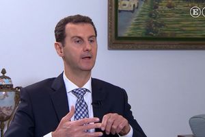 RADIKAL KOD ASADA: Penzionisani general i član SRS Božidar Delić kod predsednika Sirije